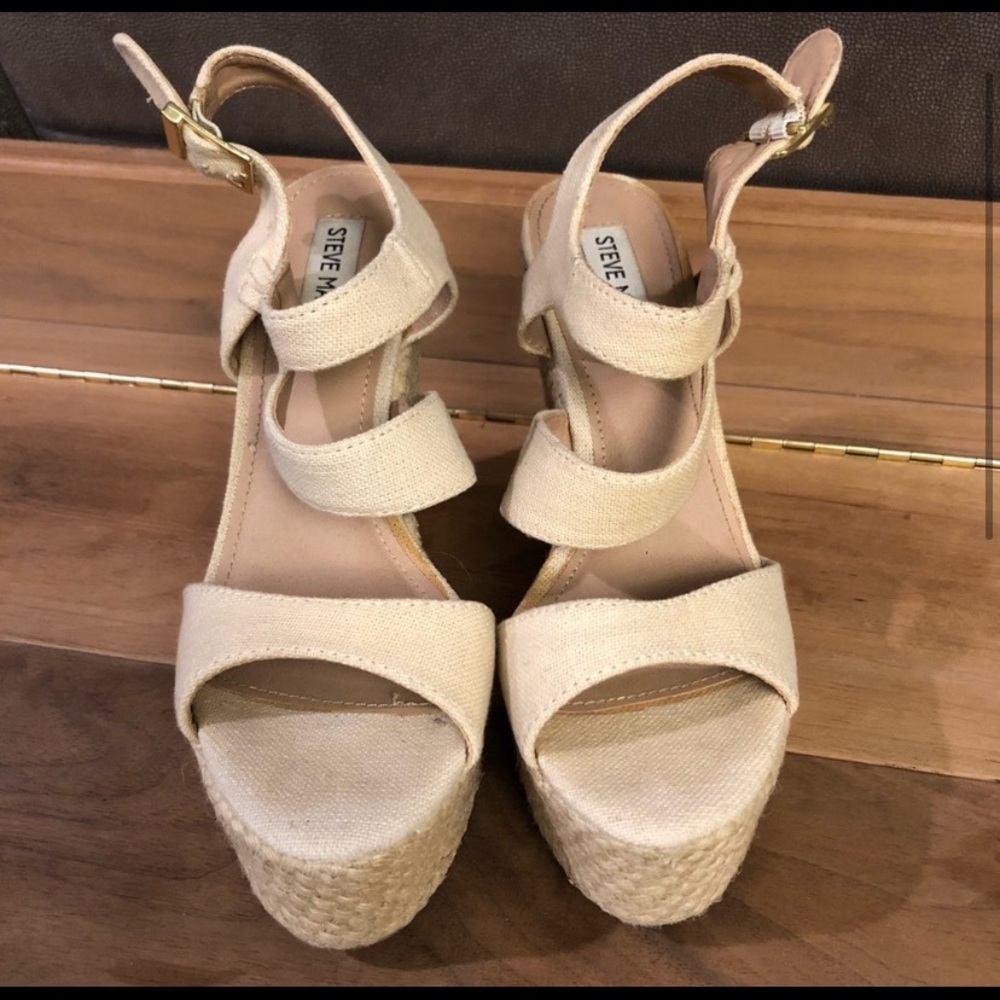 Steve Madden Canvas Wedges - image 1